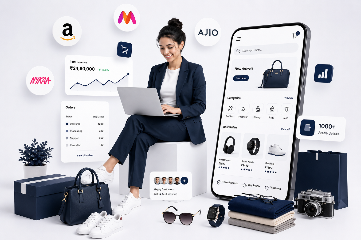 E-commerce growth visual